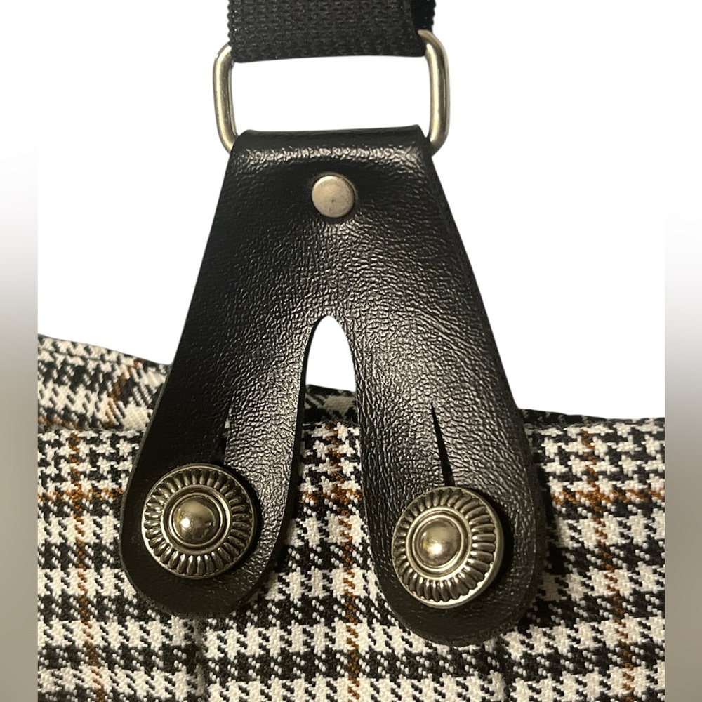 Vintage Black and White pants with Suspenders - Picture 4 of 9